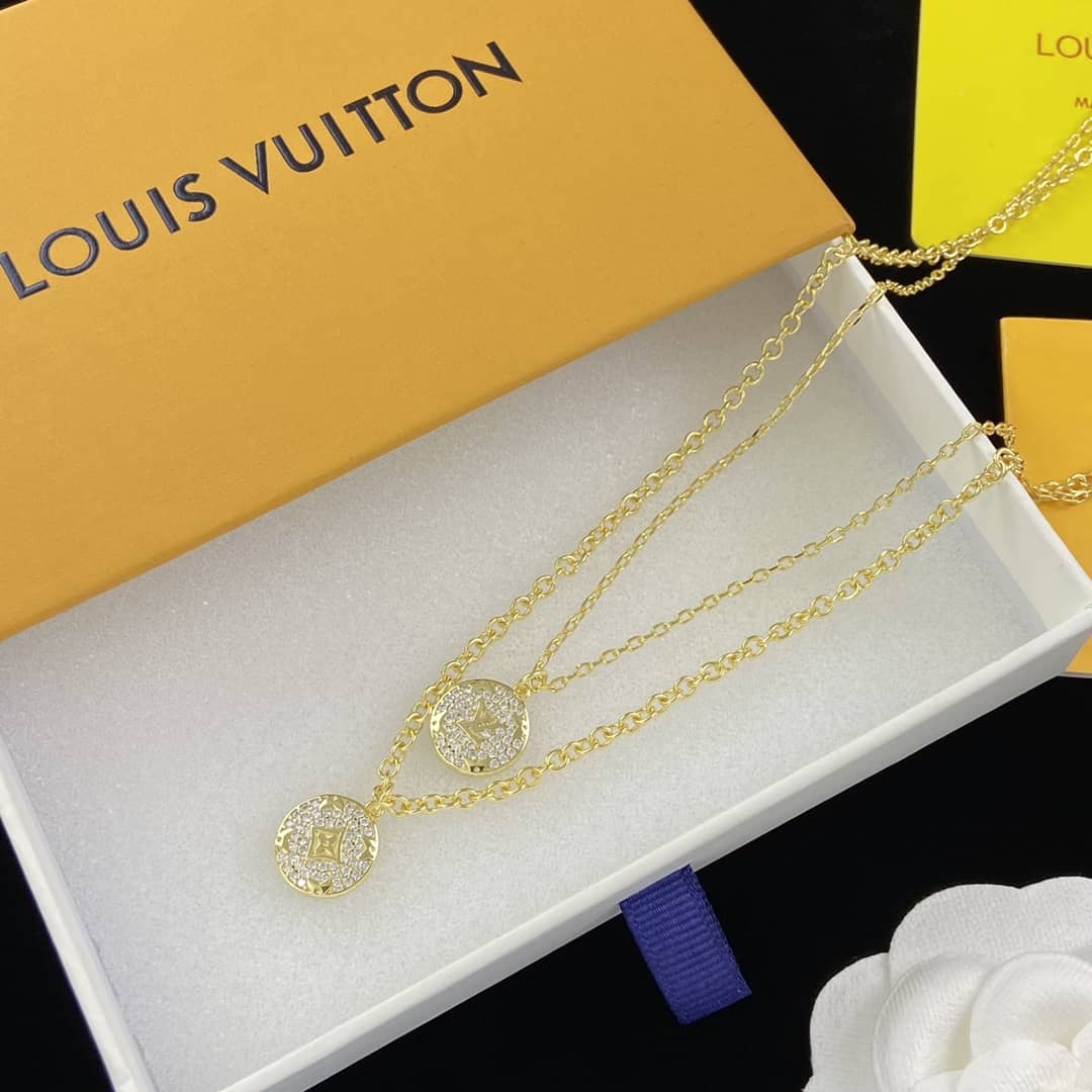 Best Replica Wholesale Louis vuitton Logo Necklace - Colareps