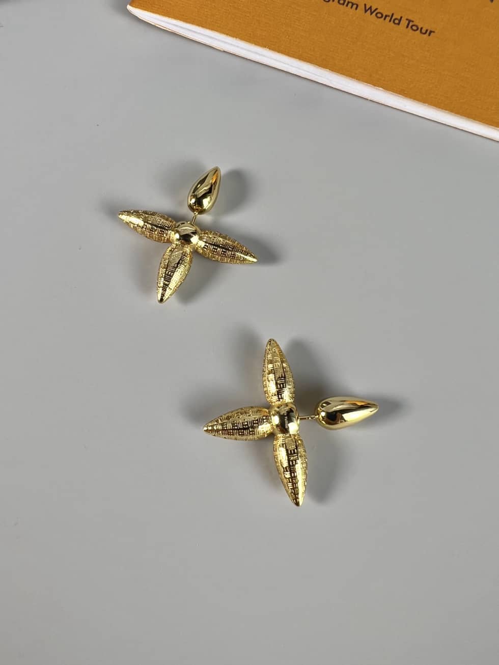 Best Replica LV Hoop Earrings Dupe Logo AAA+ - Colareps