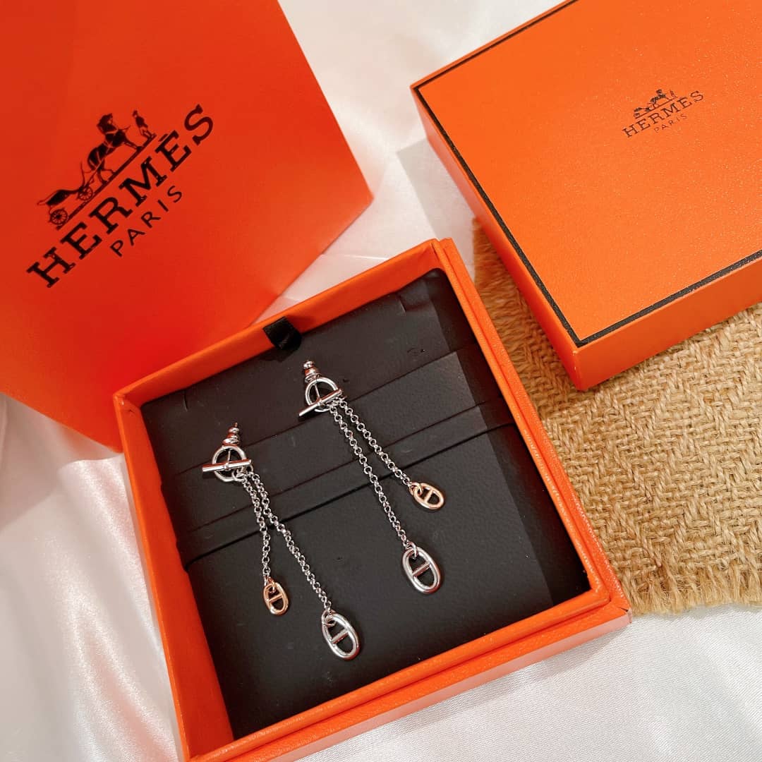 Best Replica Wholesale Hermes Logo Earring - Colareps