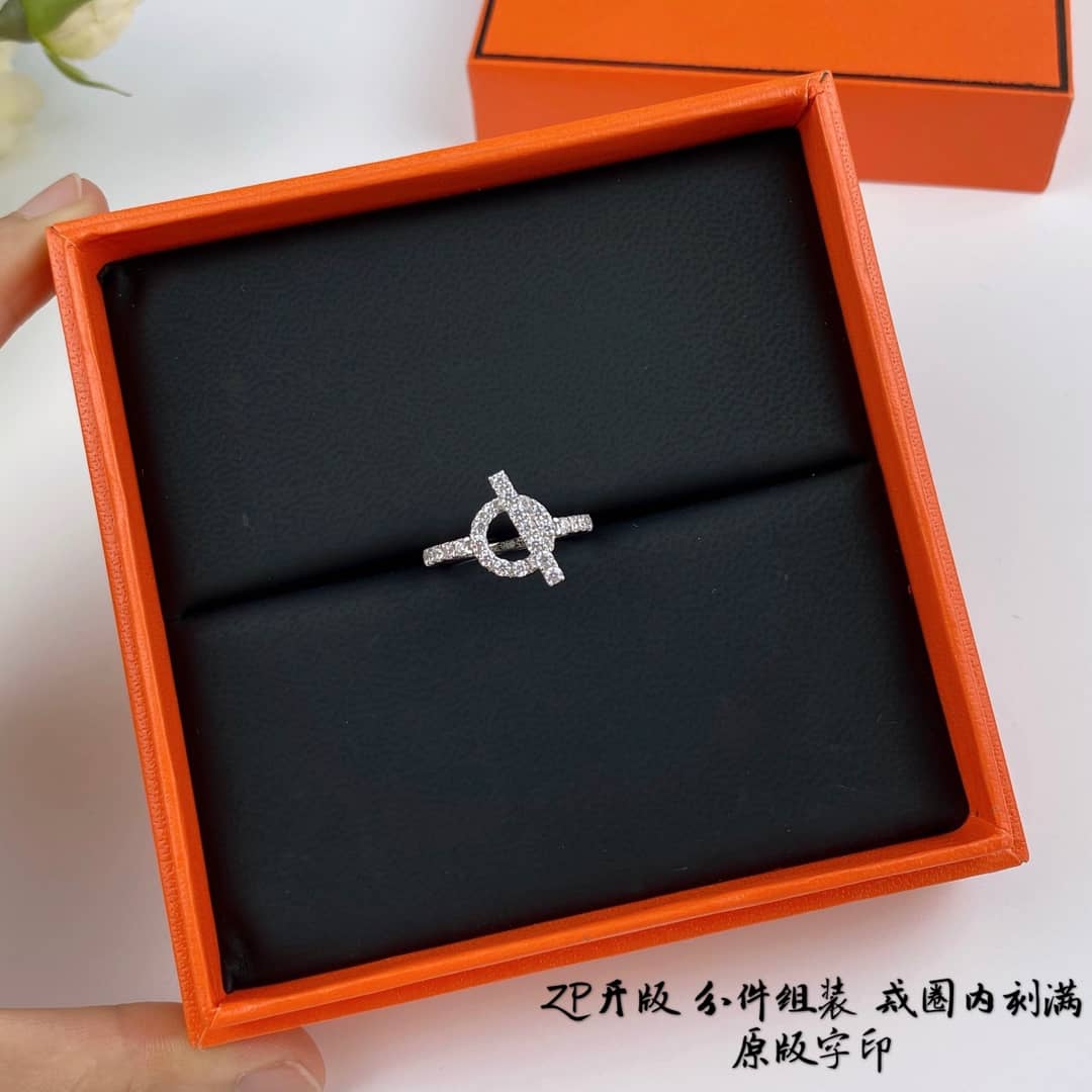 Best Replica Fake Hermes Logo Ring - Colareps