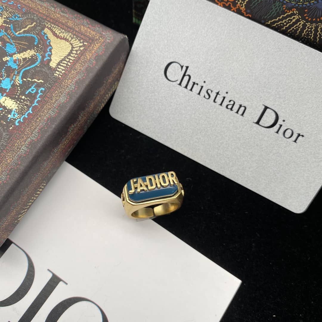 Best Replica Fake Christian Dior Logo Ring - Colareps