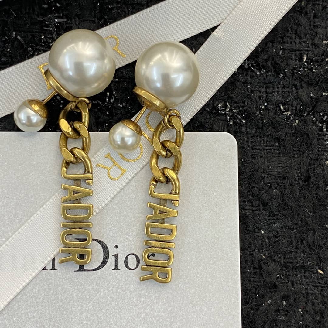 Best Replica Wholesale Christian Dior Logo Earring - Colareps