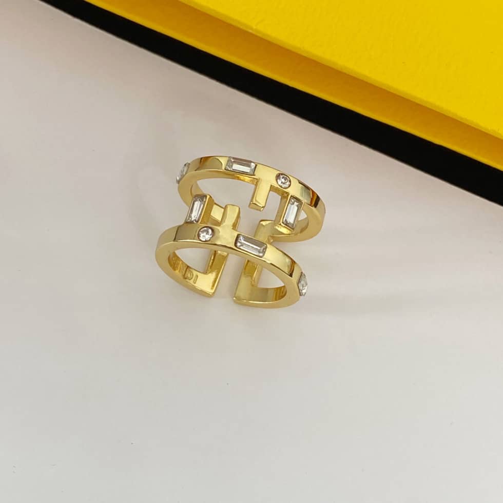 Best Replica Wholesale Fendi Logo Ring - Colareps