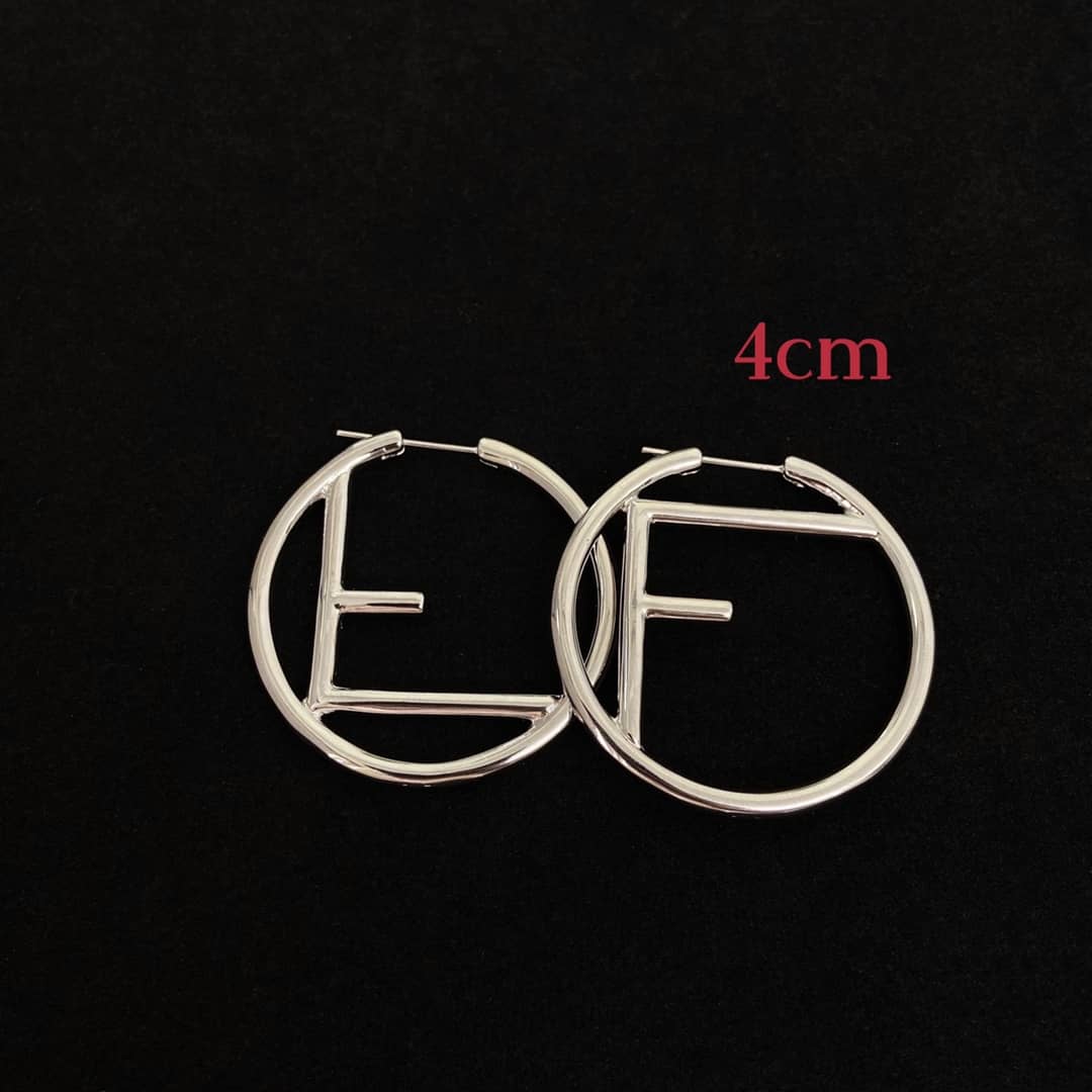 Best Replica Wholesale Fendi Logo Earring - Colareps
