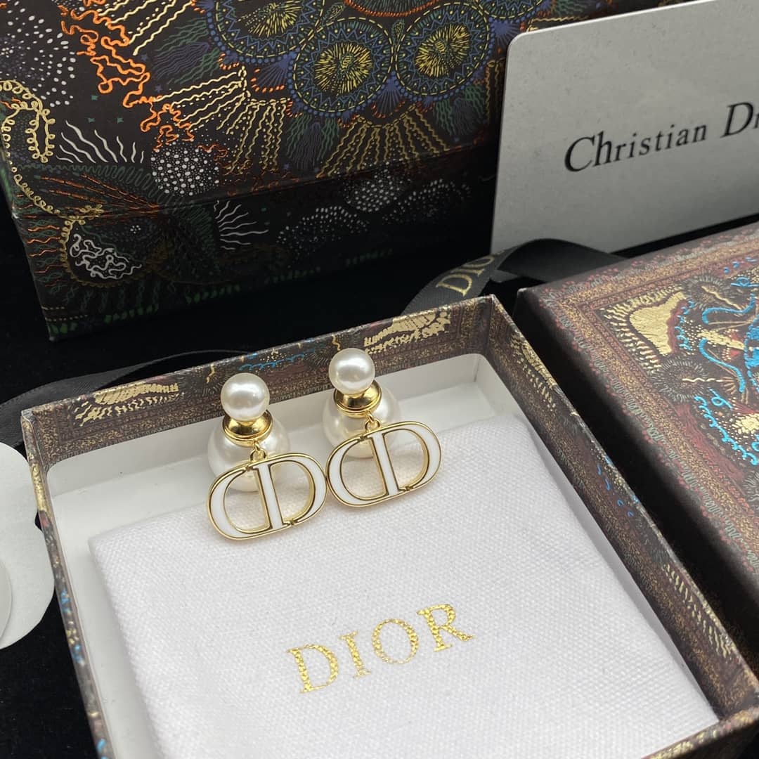 Best Replica Wholesale Christian Dior Logo Earring - Colareps