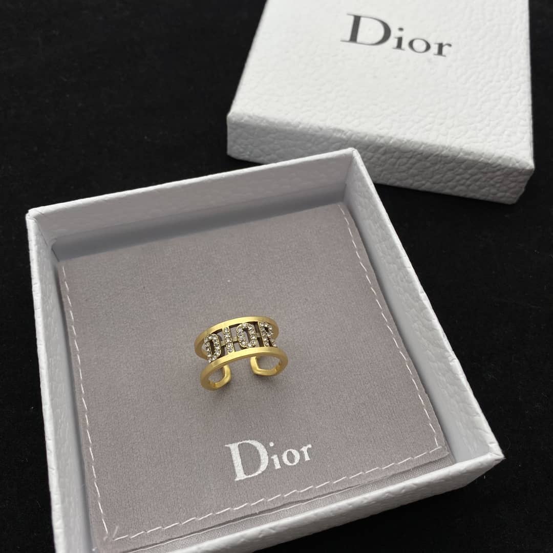 Best Replica Knockoff Christian Dior Logo Ring - Colareps