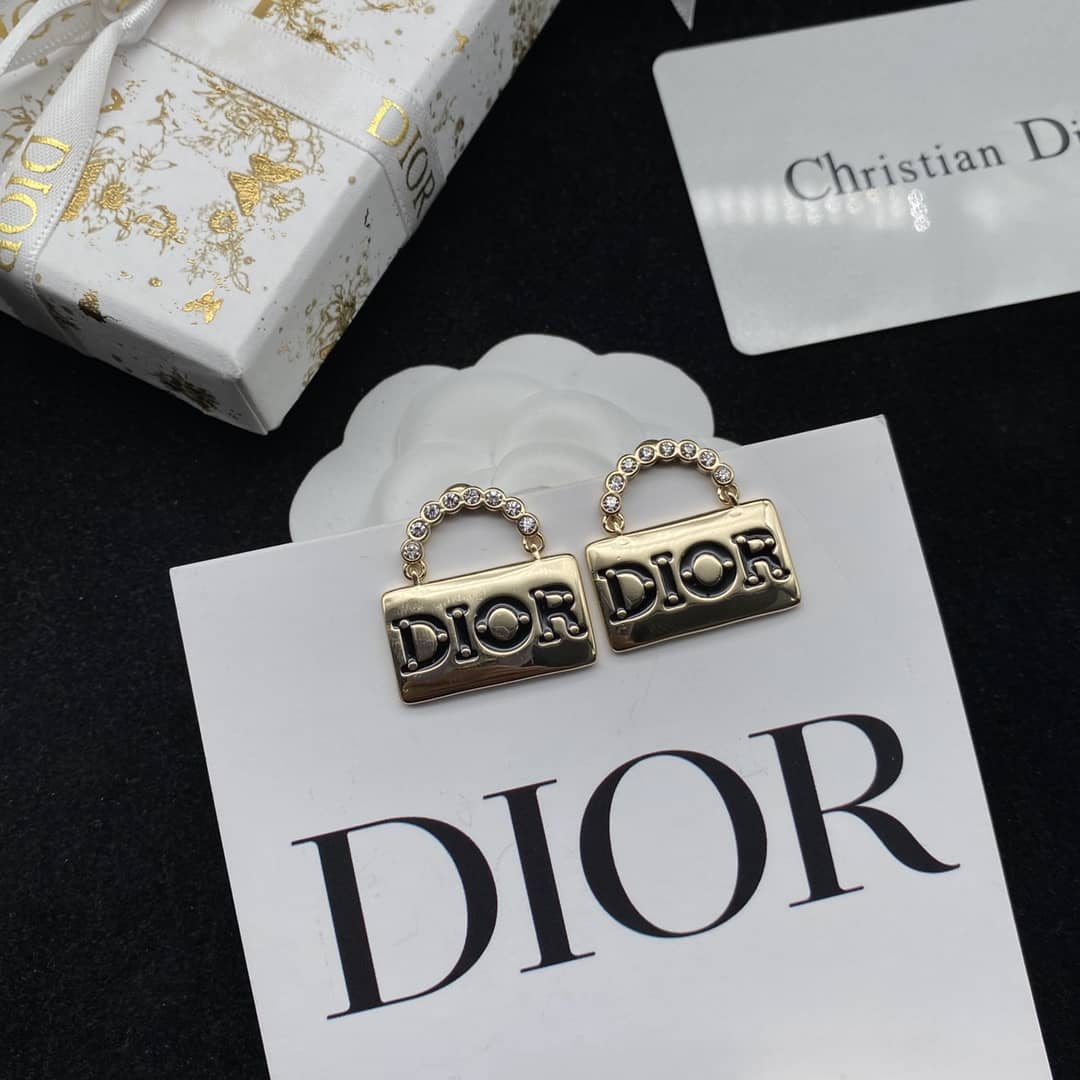 Best Replica Knockoff Christian Dior Logo Earring - Colareps