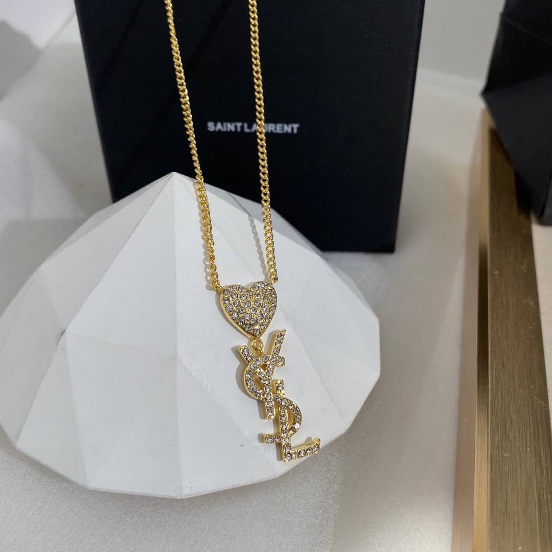 Best Replica Fake YSL Logo Necklace - Colareps