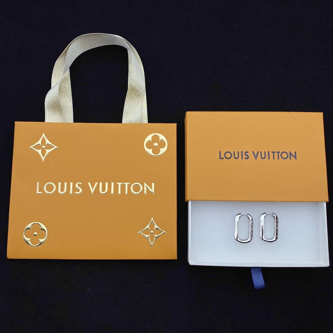 Best Replica LV Hoop Earrings Dupe Logo AAA+ - Colareps