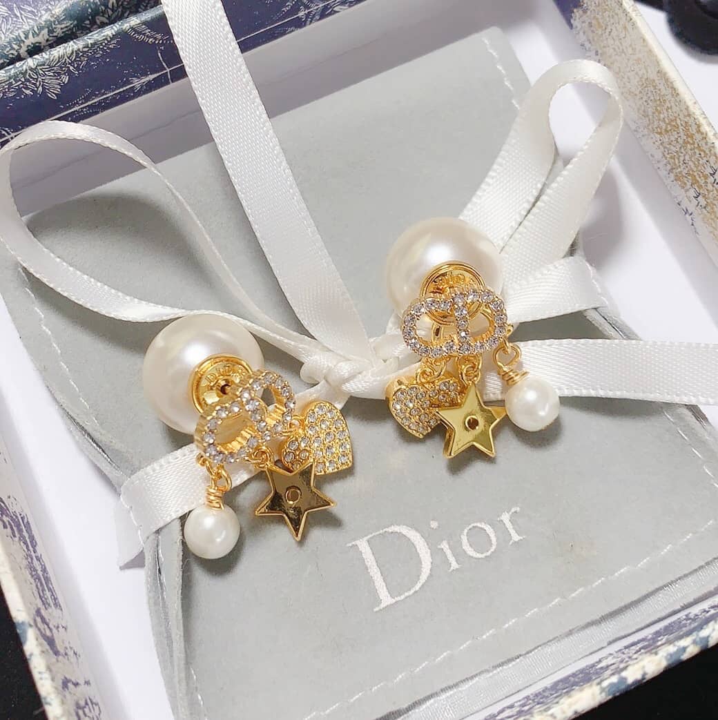 Best Replica Knockoff Christian Dior Logo Earring - Colareps