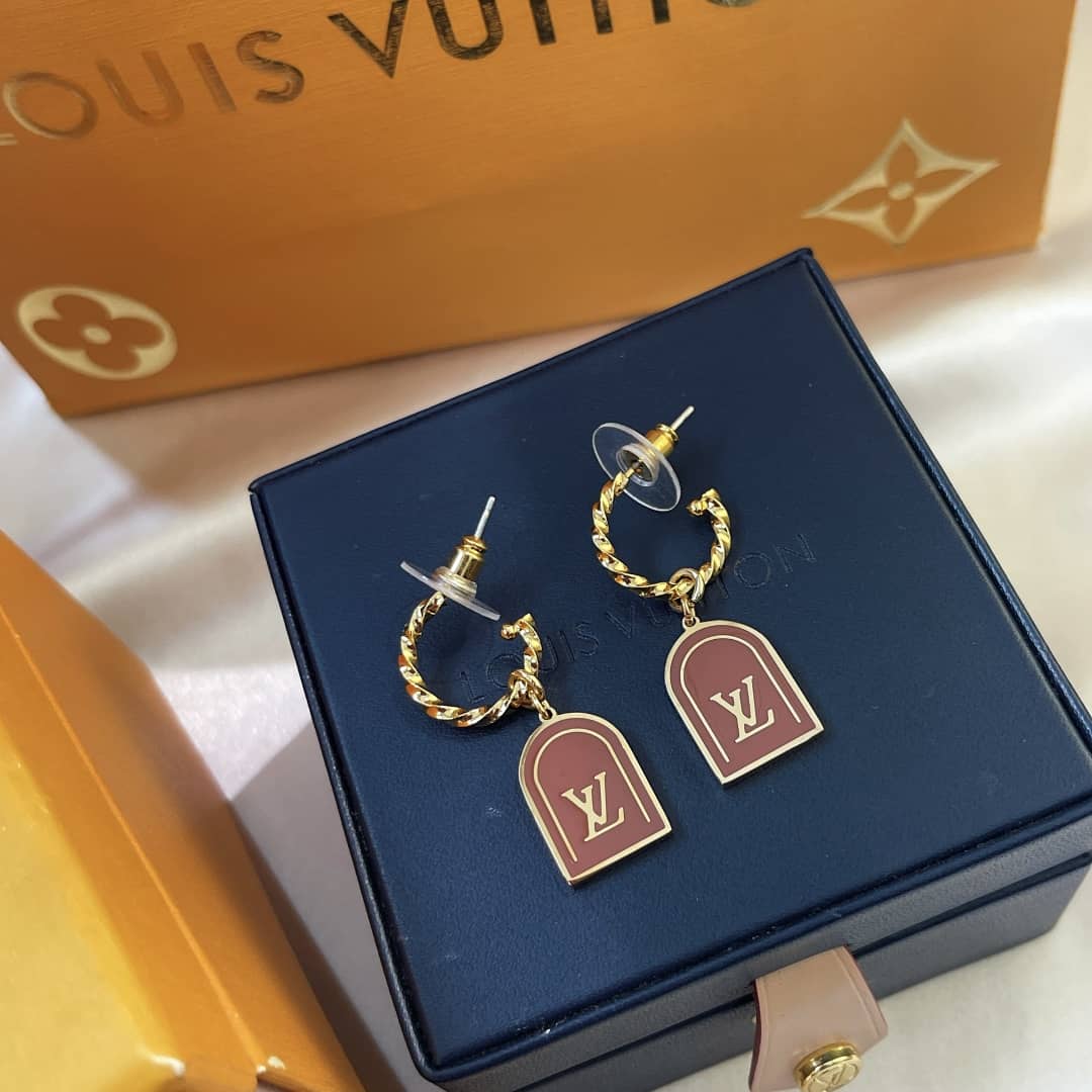 Best Replica LV Hoop Earrings Dupe Logo - Colareps