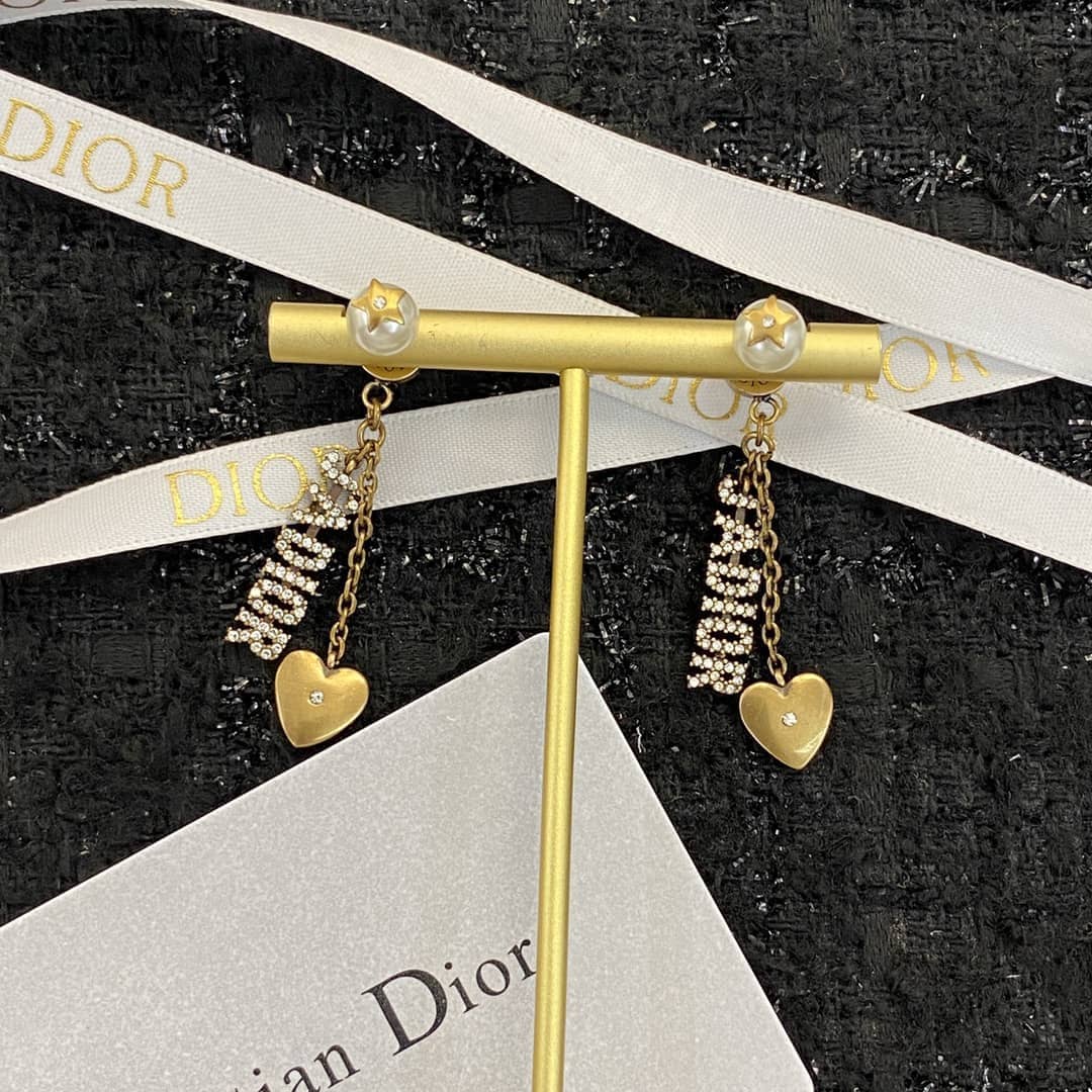Best Replica Wholesale Christian Dior Logo Earring - Colareps