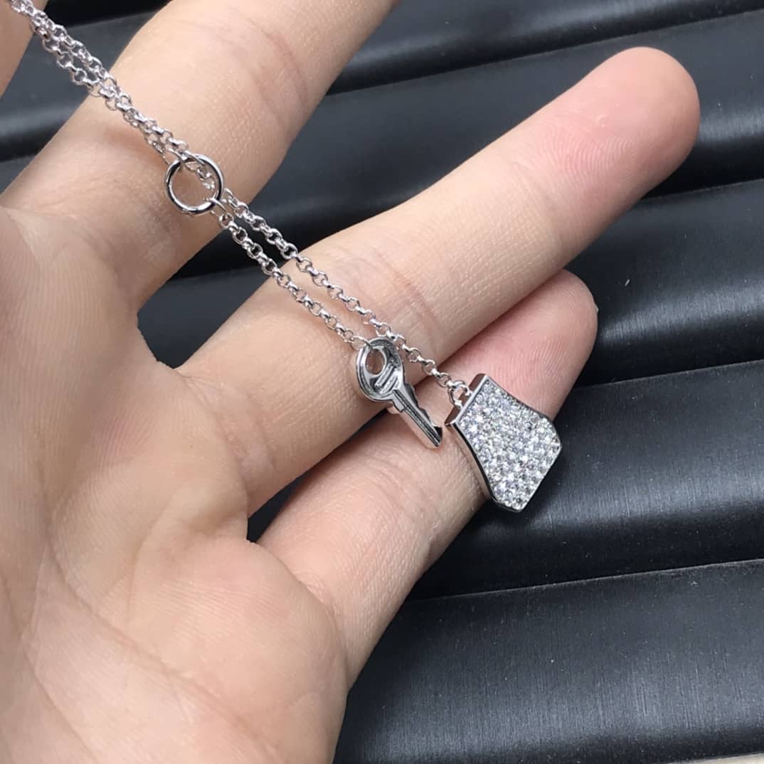 Best Replica Wholesale Hermes Logo Necklace - Colareps