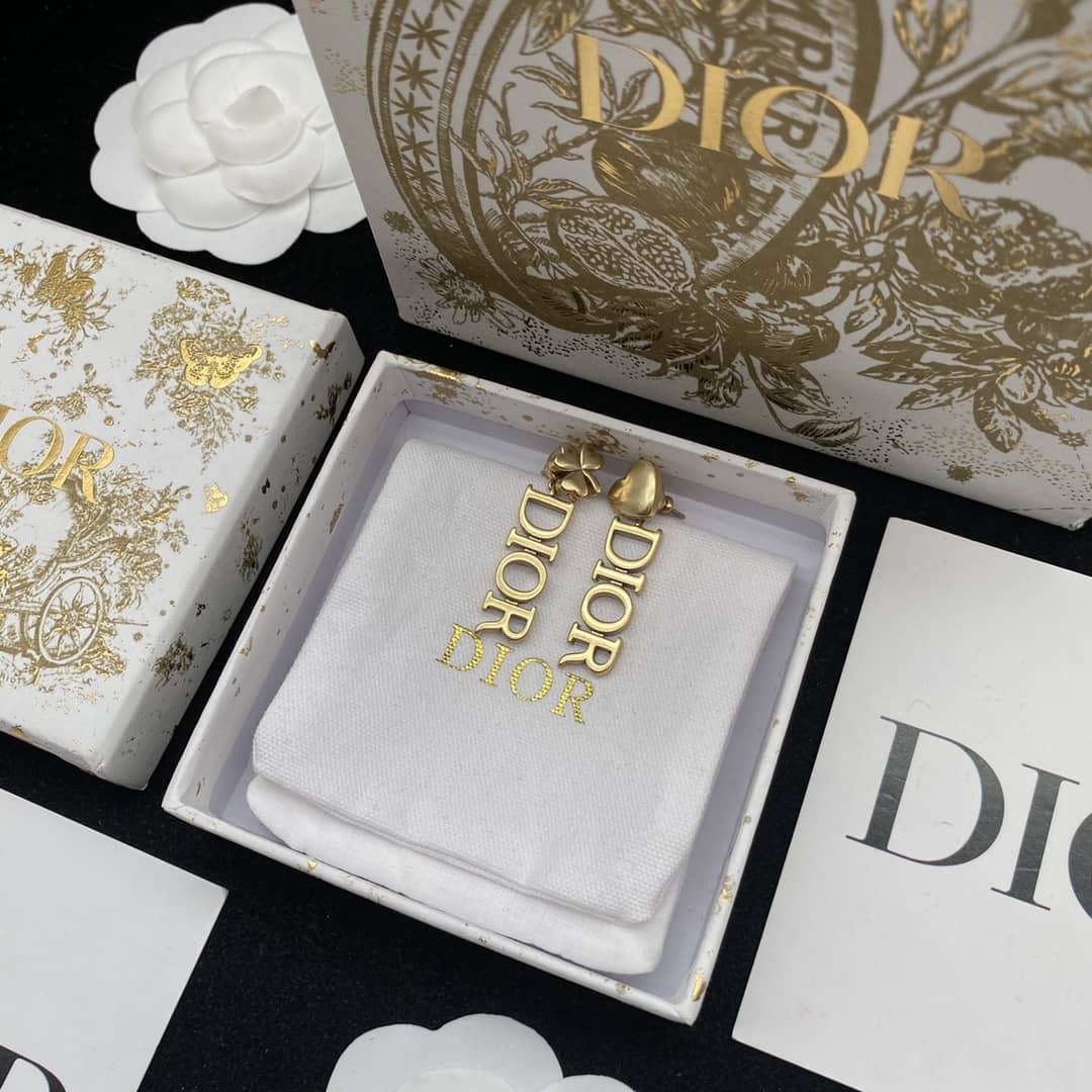 Best Replica Wholesale Christian Dior Logo Earring - Colareps