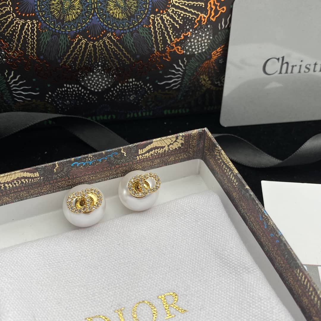 Best Replica Knockoff Christian Dior Logo Earring - Colareps