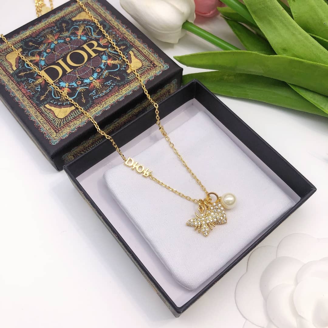 Best Replica Wholesale Christian Dior AAA+ Necklace - Colareps