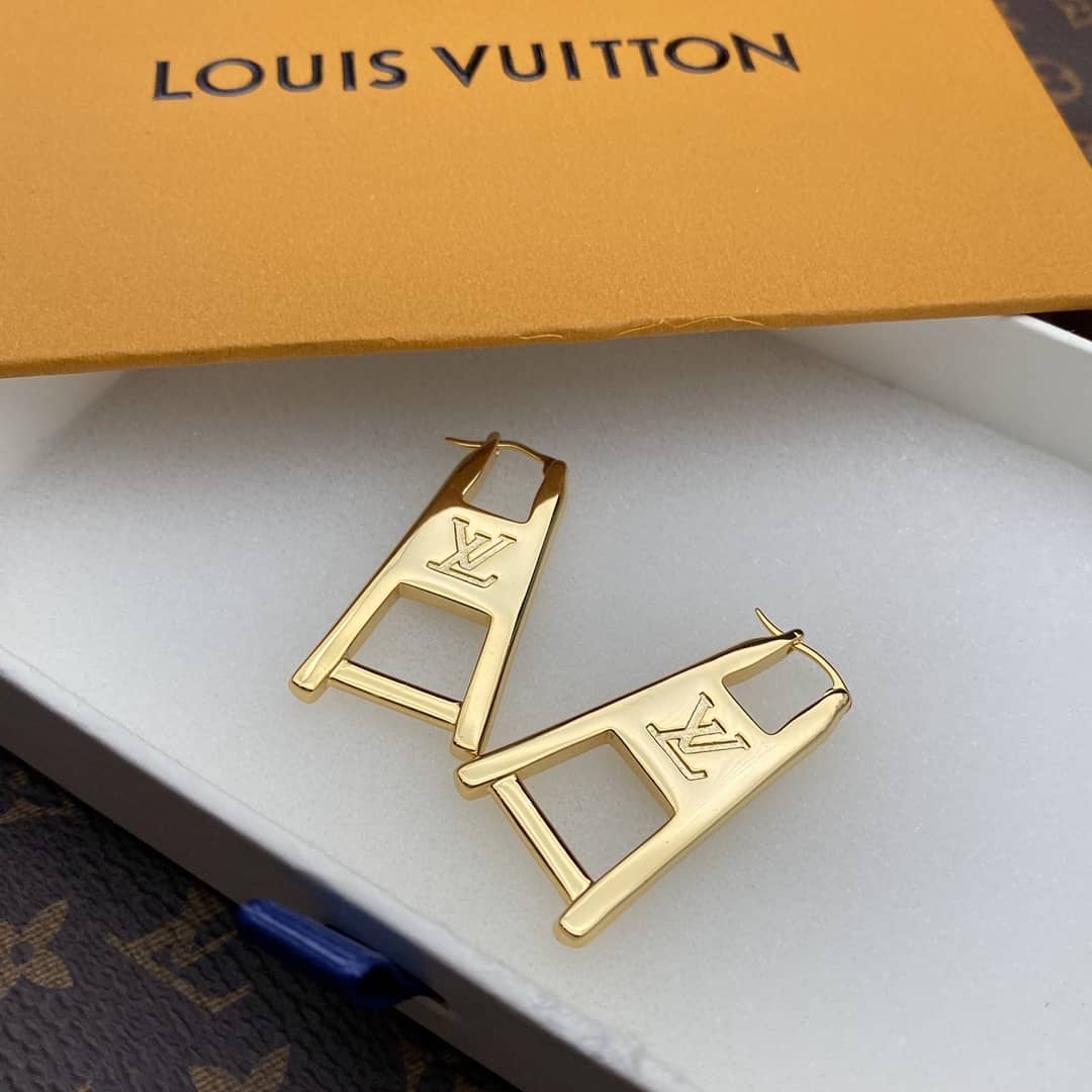 Best Replica LV Hoop Earrings Dupe Logo AAA+ - Colareps
