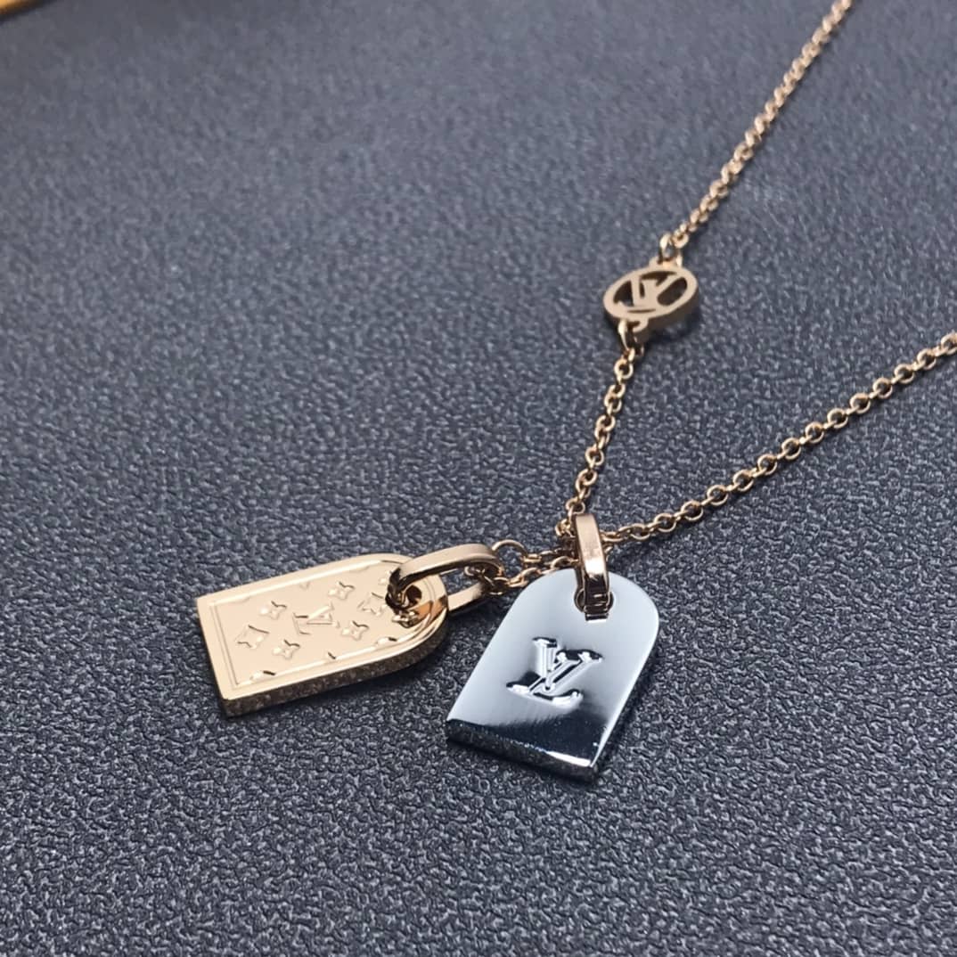 Best Replica Wholesale Louis vuitton Logo Necklace - Colareps