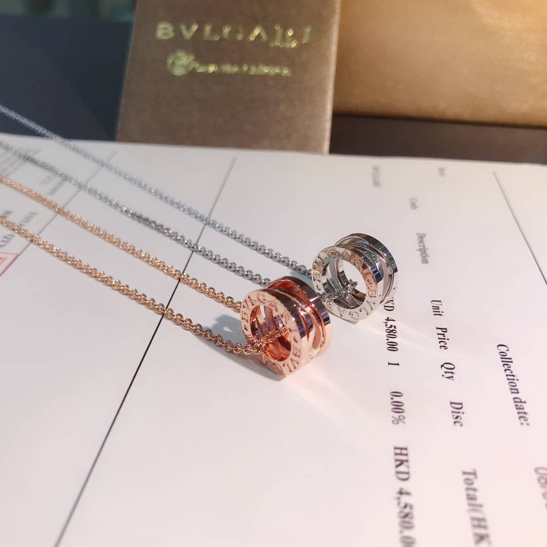 Best Replica Fake Bvlgari Logo Necklace - Colareps