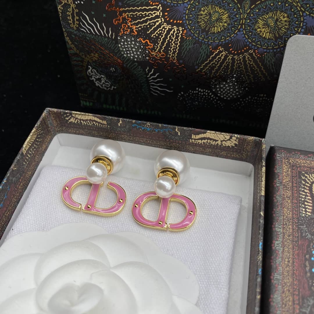 Best Replica Wholesale Christian Dior Logo Earring - Colareps