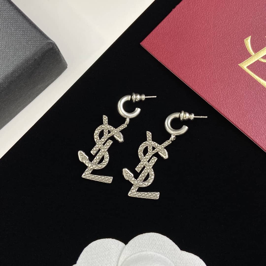 Best Replica Wholesale YSL Logo Earring - Colareps