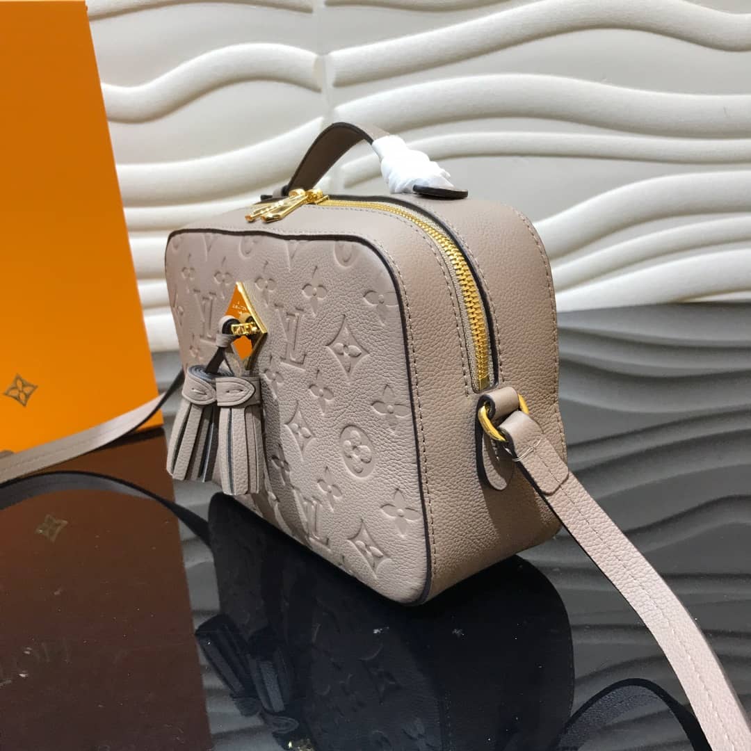 Best Replica Louis Vuitton Monogram Empreinte Saintonge Replica Bag Gray M44606 - Colareps