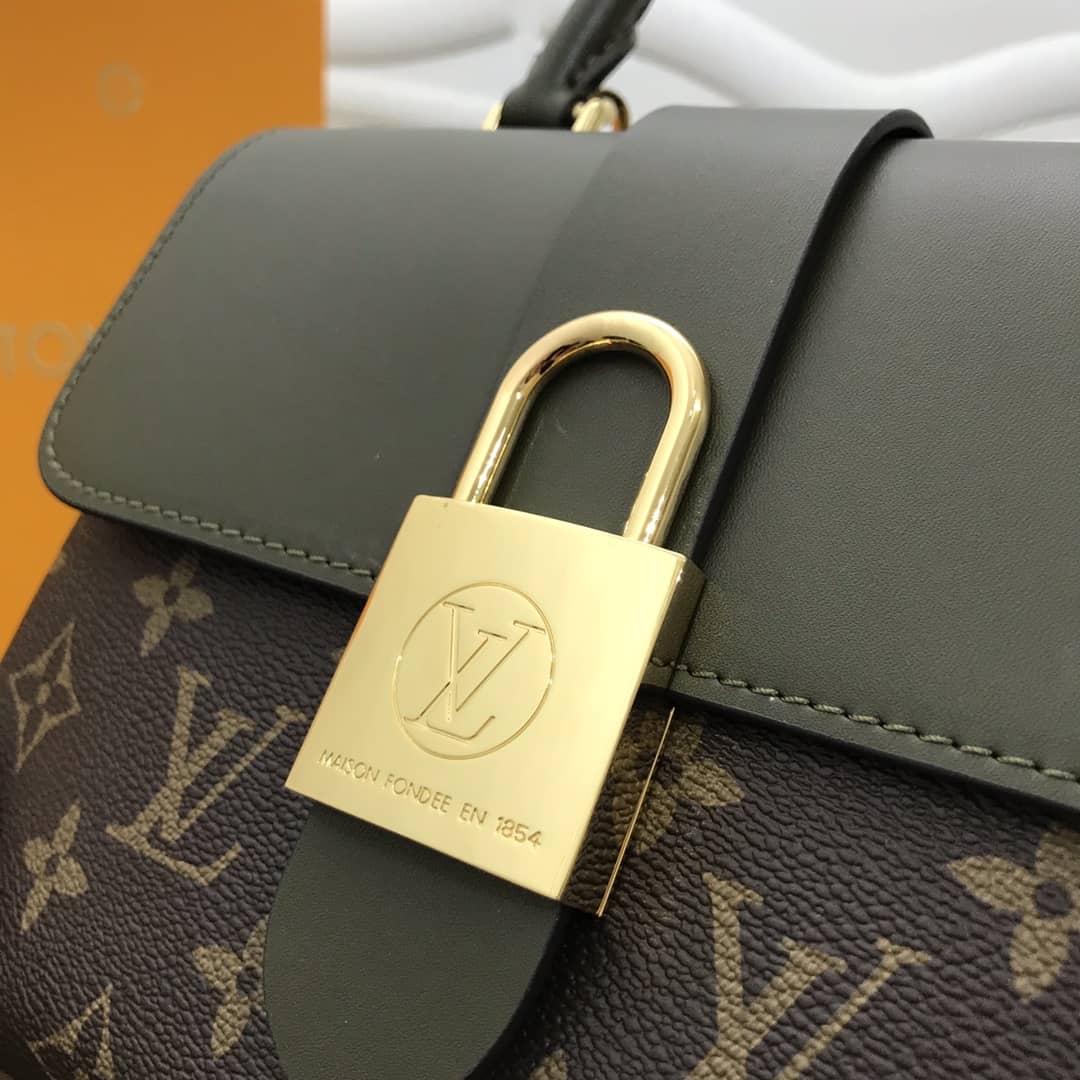 Best Replica Louis Vuitton Locky BB Replica Crossbody Bag Green M44321 - Colareps