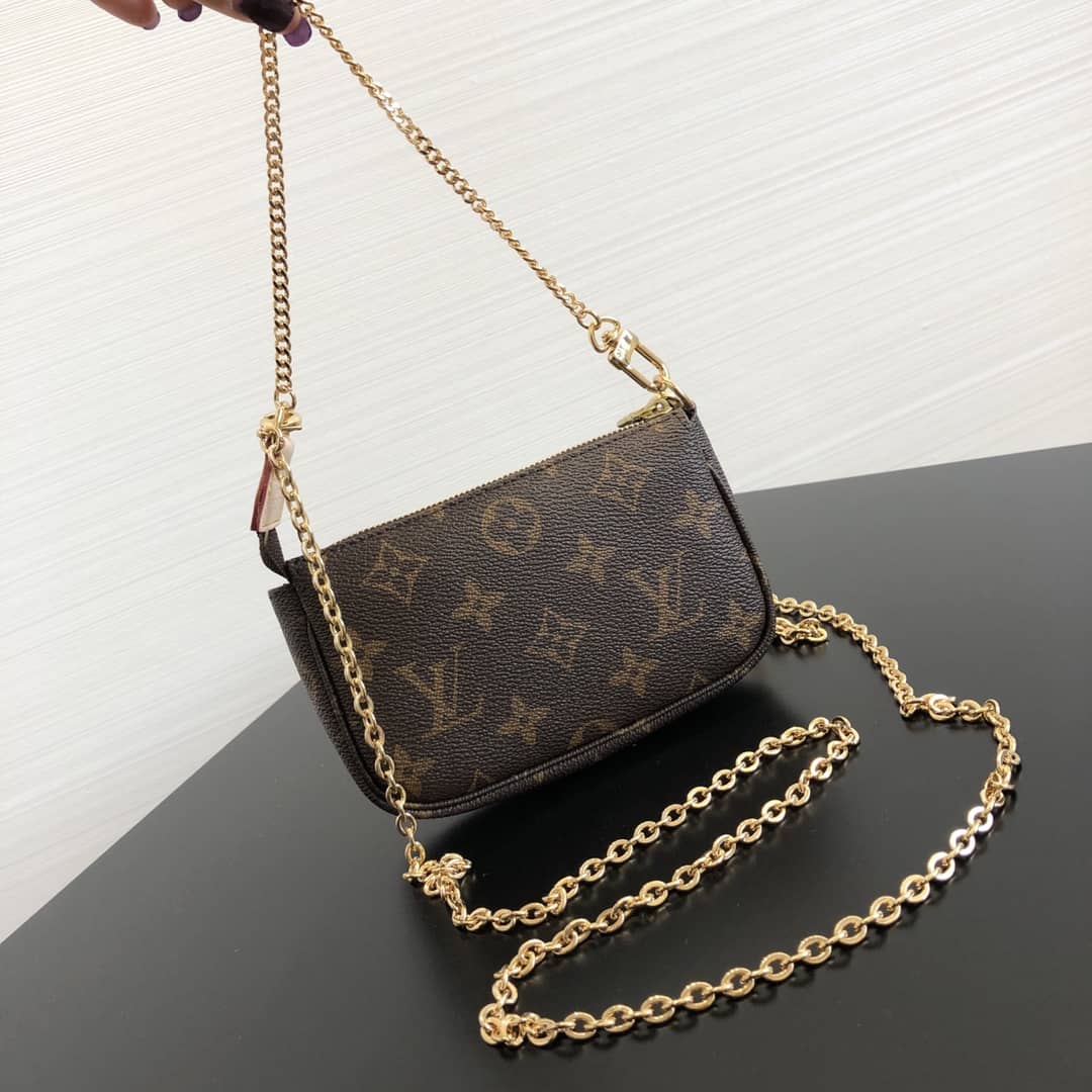 Best Replica Louis Vuitton Monogram Canvas Replica Mini Pochette - Colareps