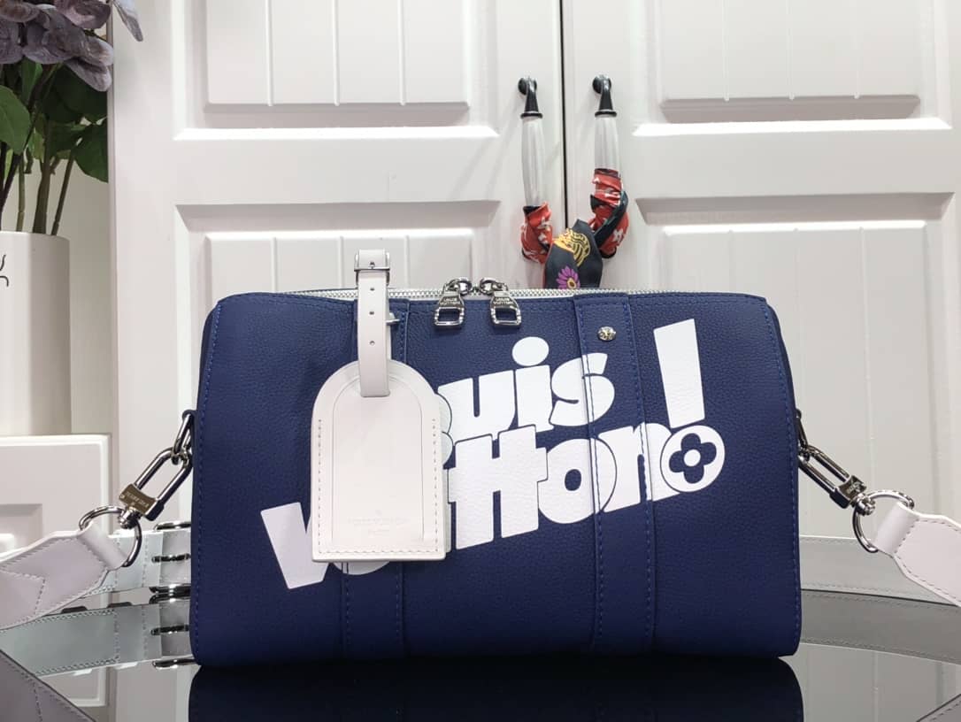 Best Replica Louis Vuitton City Keepall Cowhide Replica Shoulder Bag M58747 - Colareps