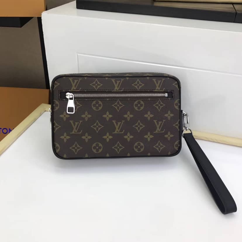 Best Replica Louis Vuitton Monogram Macassar Pochette Kasai Replica Clutch M42838 - Colareps