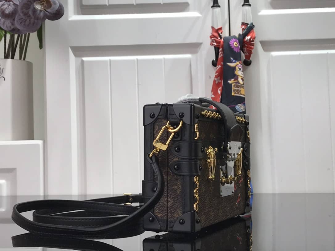 Best Replica Louis Vuitton Petite Malle Monogram Canvas Replica Bag M45554 - Colareps