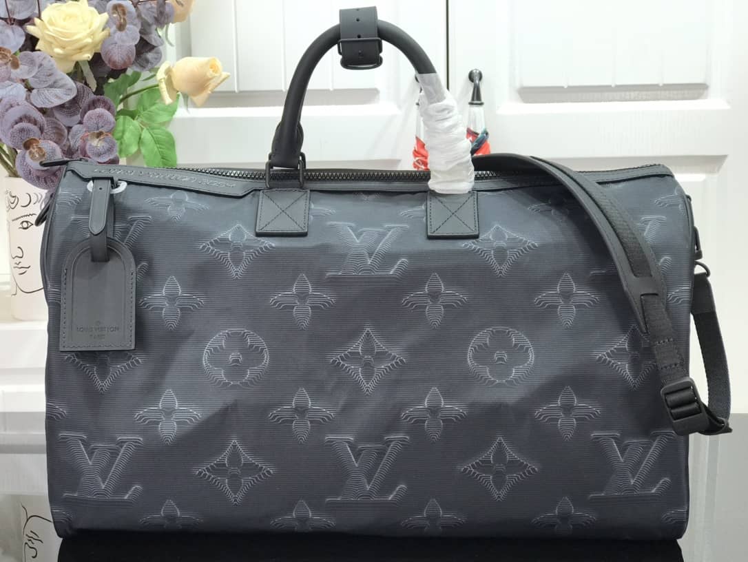 Best Replica Louis Vuitton 2054 Reversible Keepall Monogram 3D Replica Bag M45602 - Colareps
