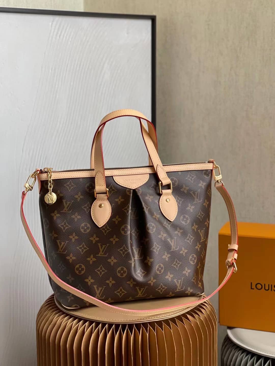 Best Replica Louis Vuitton Palermo PM Canvas Brown M40145 Replica Shoulder Bag - Colareps