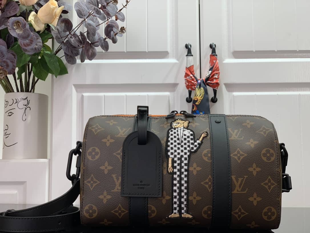 Best Replica Louis Vuitton City Keepall Friend Virgil Abloh Monogram Replica Shoulder Bag M45652 - Colareps
