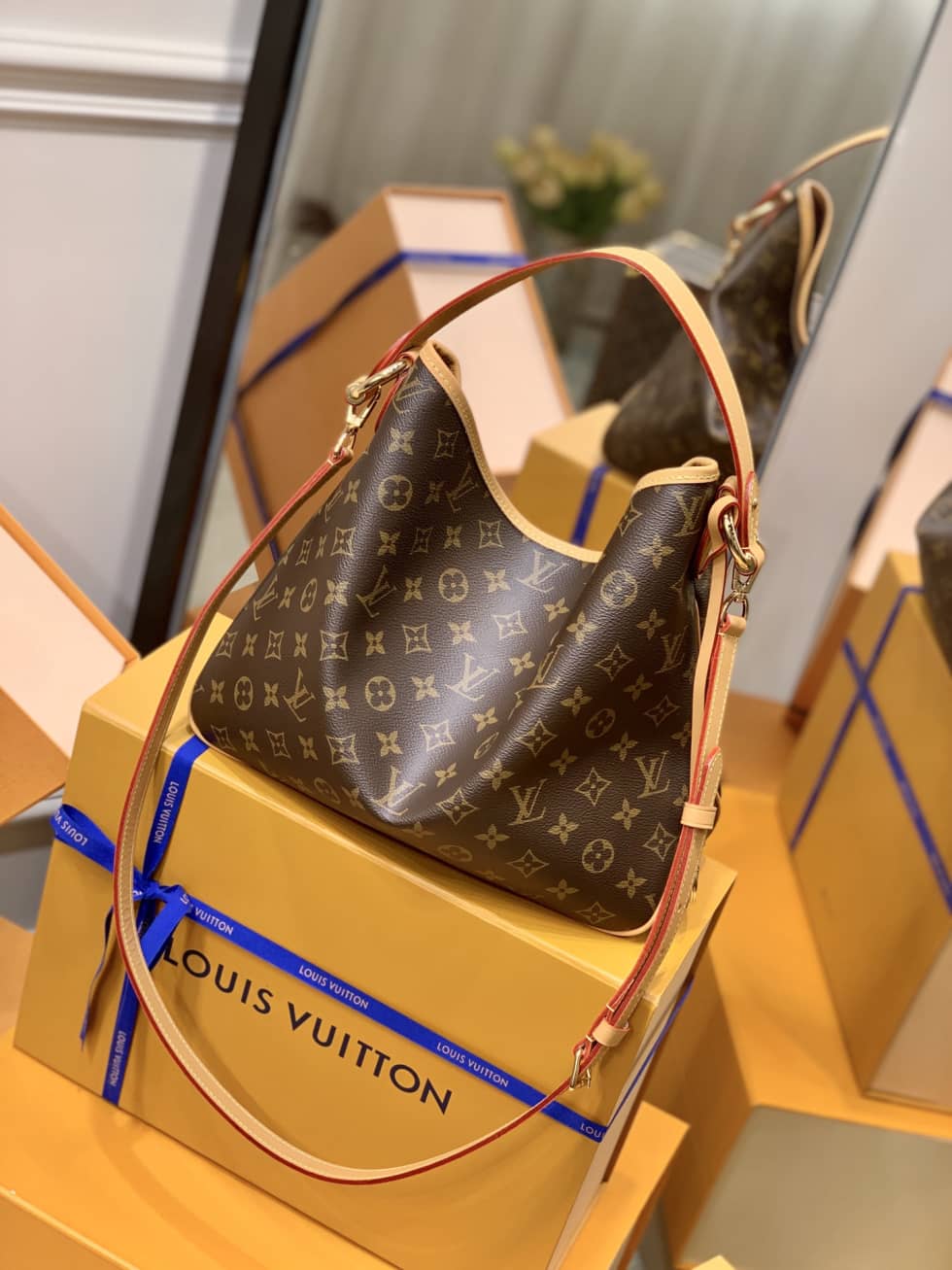 Best Replica Louis Vuitton Monogram Delightful PM M50155 Replica Shoulder Bag - Colareps