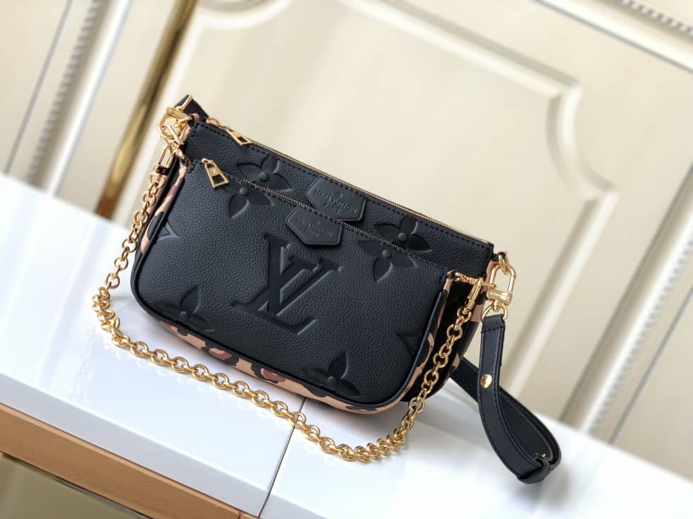 Best Replica Louis Vuitton Multi Pochette Accessoires Monogram Empreinte M58520 Replica - Colareps