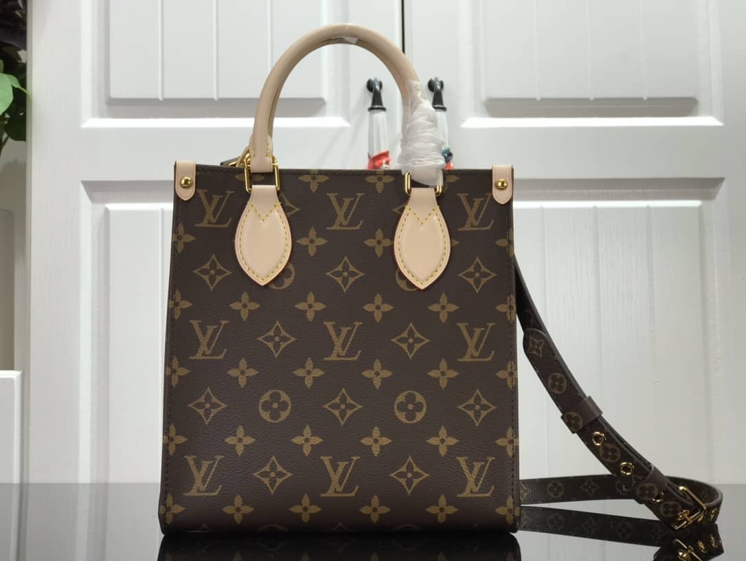 Best Replica LV Tote Dupe Monogram Sac Plat Petit Tote Replica M45847 - Colareps