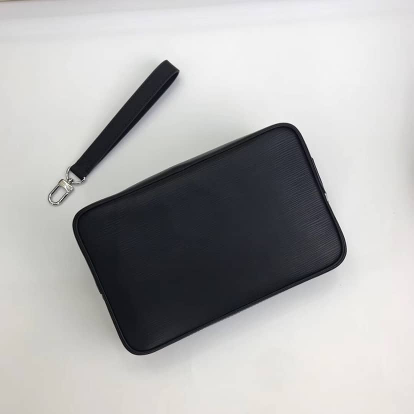 Best Replica Louis Vuitton Kasai Clutch Epi Leather Replica Black M51726 - Colareps