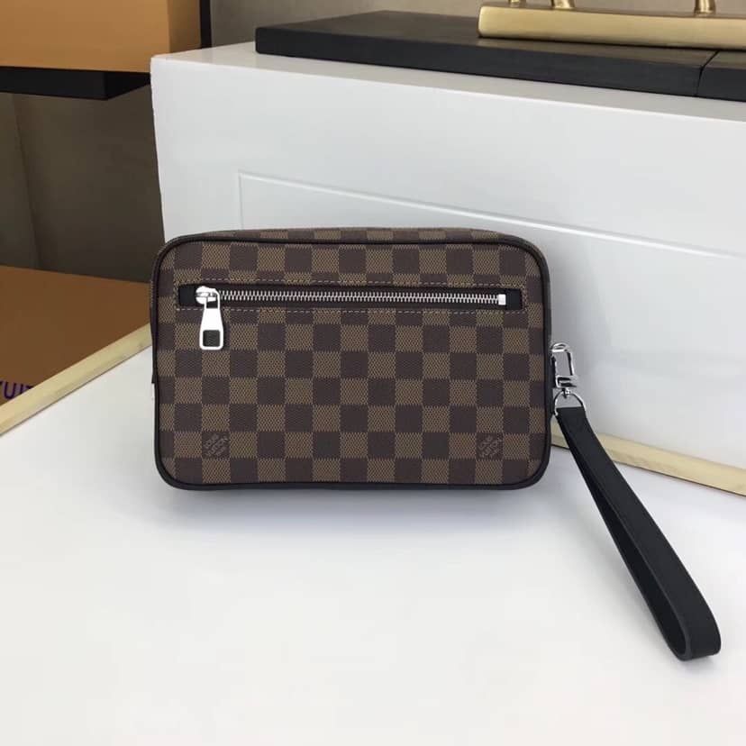 Best Replica Louis Vuitton Kasai Clutch Damier Ebene Canvas Replica N41663 - Colareps