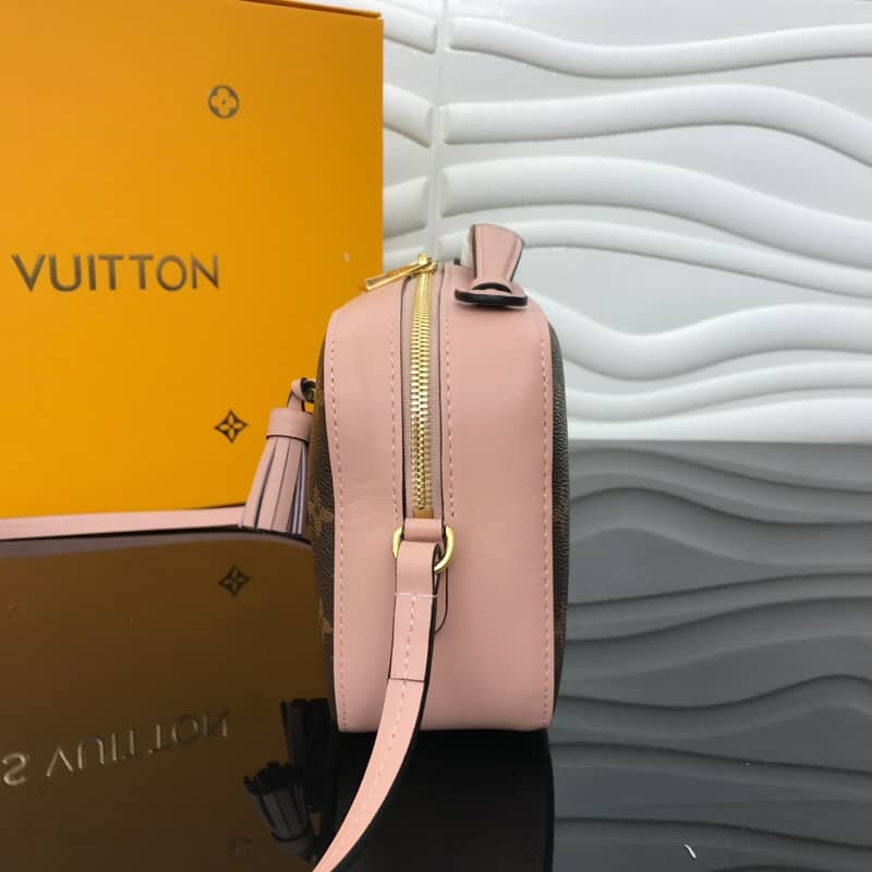 Best Replica Louis Vuitton Saintonge Monogram Canvas Replica Shoulder Bag Pink M43557 - Colareps