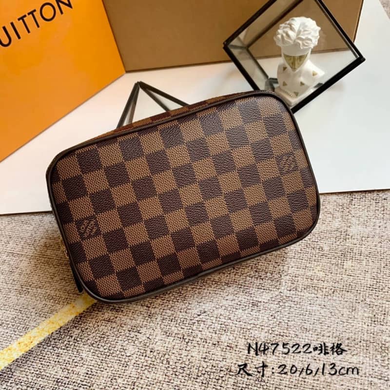 Best Replica Louis Vuitton Toiletry Trousse Damier Pouch PM Replica N47522 - Colareps