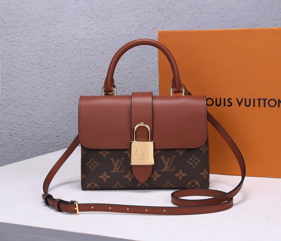 Best Replica Louis Vuitton Locky BB 2way Replica Shoulder Bag Brown M44141 - Colareps