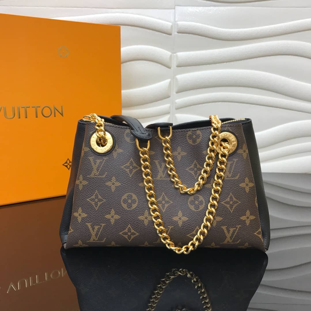 Best Replica Louis Vuitton Surene BB Chain Shoulder Bag Replica Black M43775 - Colareps