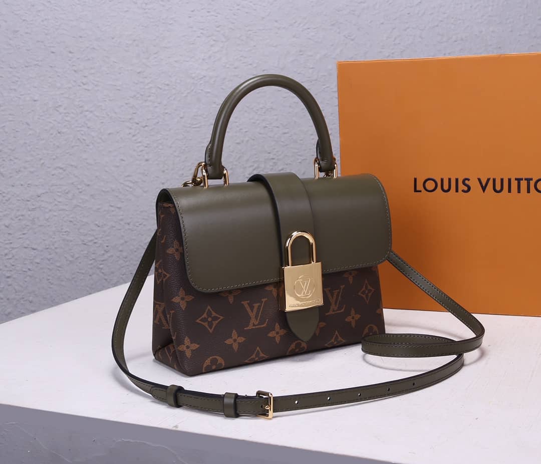 Best Replica Louis Vuitton Locky BB 2way Replica Shoulder Bag Green M44141 - Colareps