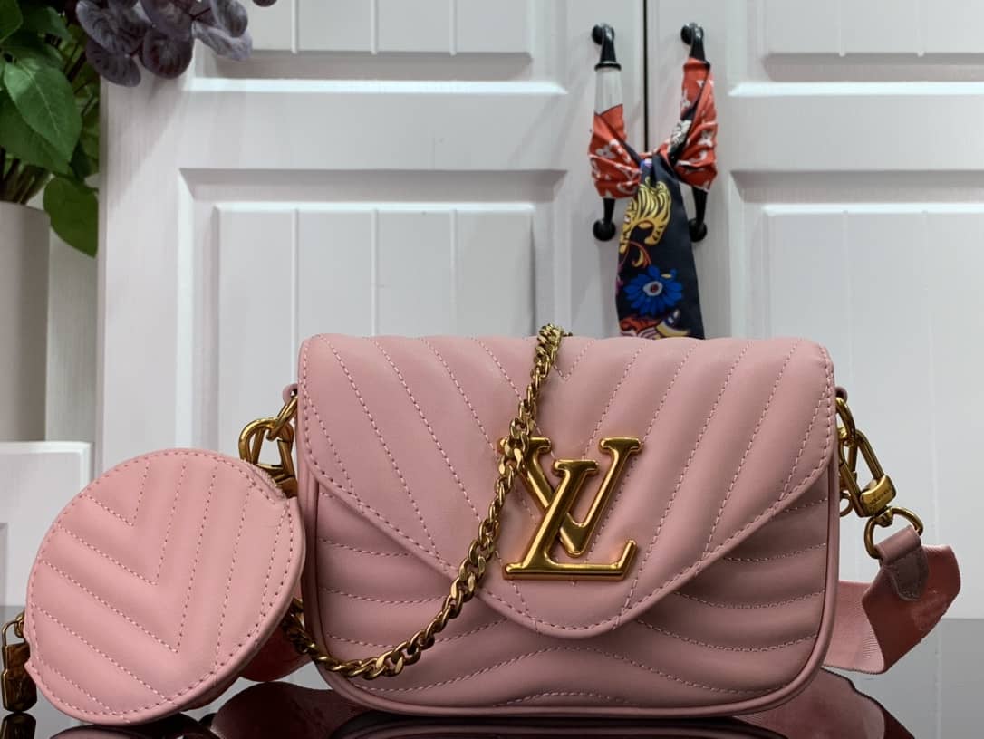 Best Replica Louis Vuitton New Wave Multi Replica Pochette Pink M56466 - Colareps