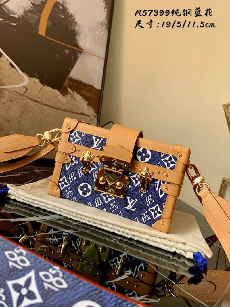 Best Replica Louis Vuitton Petite Malle Since 1854 Monogram Replica Bag M57399 - Colareps