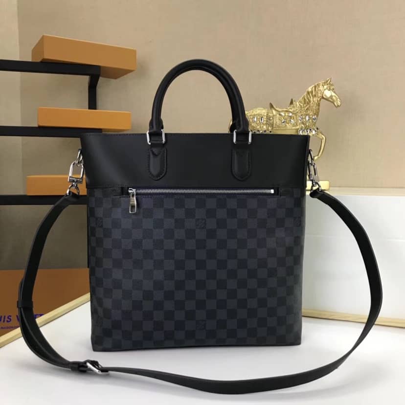 L0vis Vvtt0n Newport Tote Damier Cobalt Canvas Bag Replica N41588