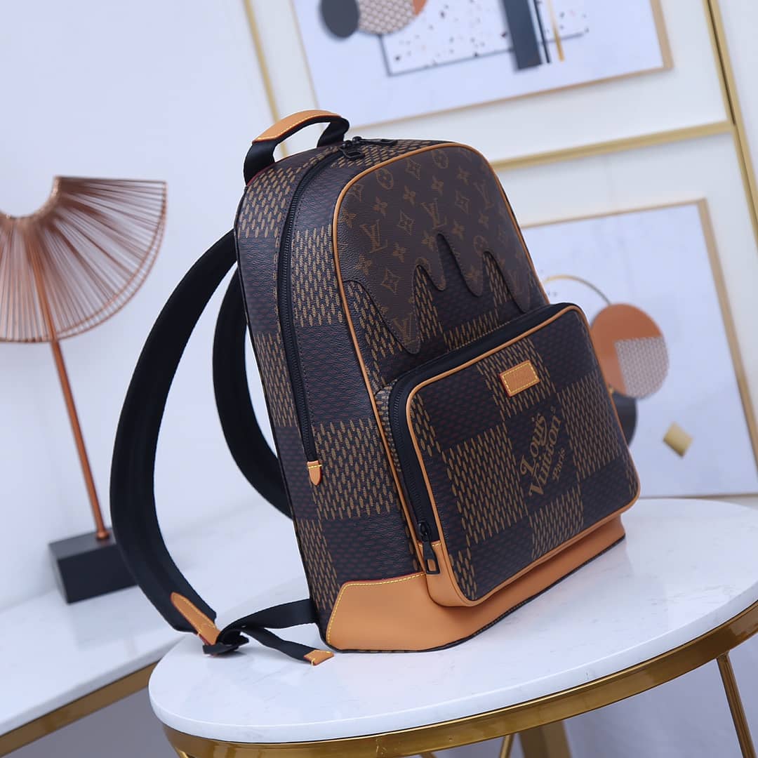 Best Replica LV Backpack Replica x Nigo Damier Giant Campus N40380 - Colareps