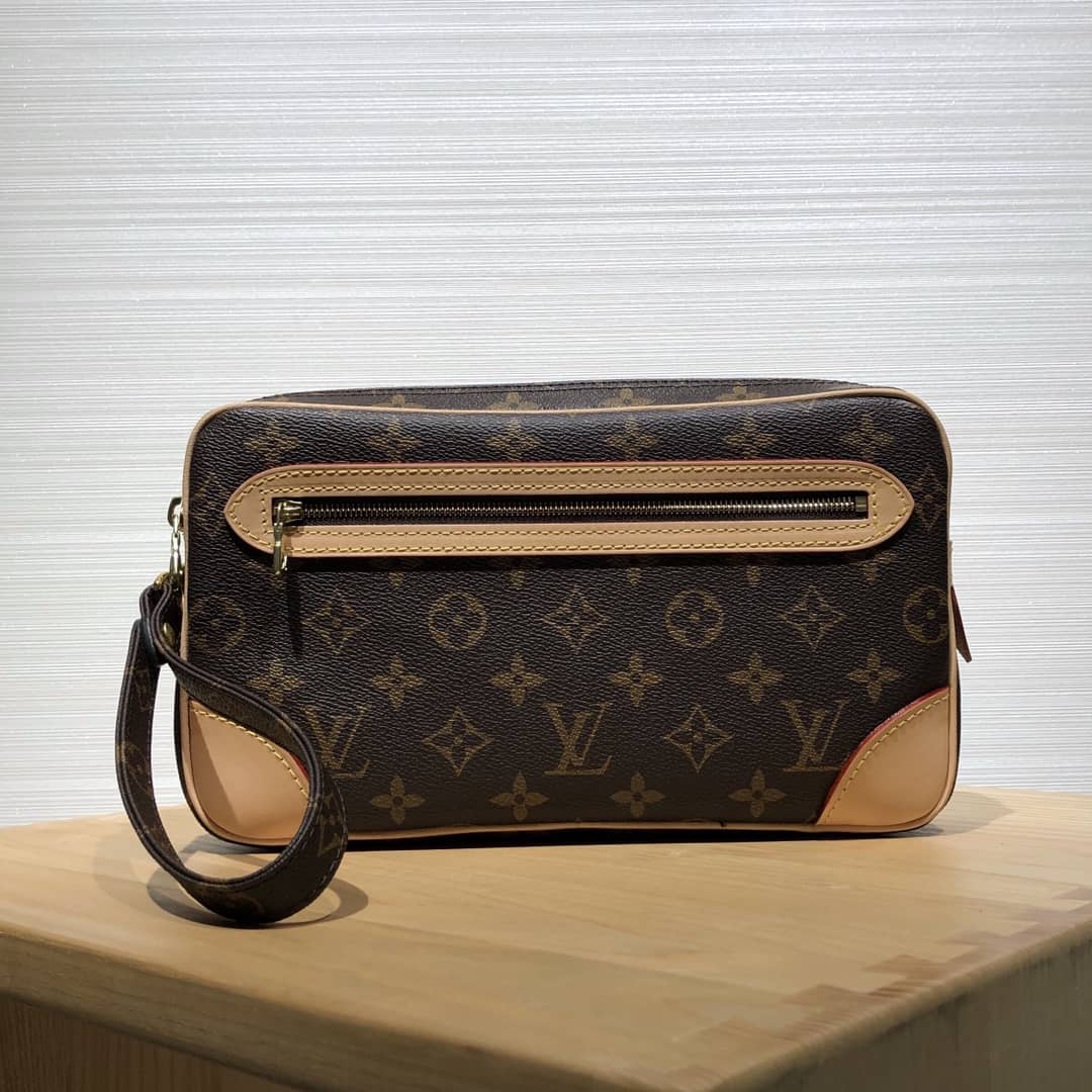 Best Replica Louis Vuitton Monogram Marly Dragonne Replica Clutch M51825 - Colareps