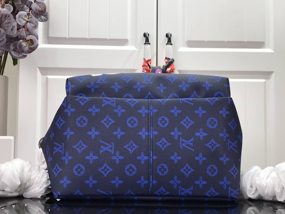 Best Replica Louis Vuitton Monogram Reverse Canvas Carry It Replica Backpack Blue M46118 - Colareps
